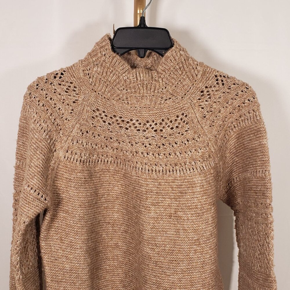 Wit & Wisdom Scallop‎ Trim Pointelle Sweater SZ XS NWT